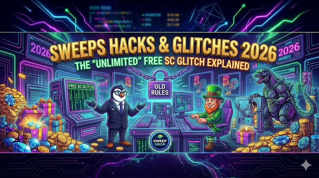 Sweepstakes Casino Hacks 2026: The "Unlimited" Free SC Glitch Explained