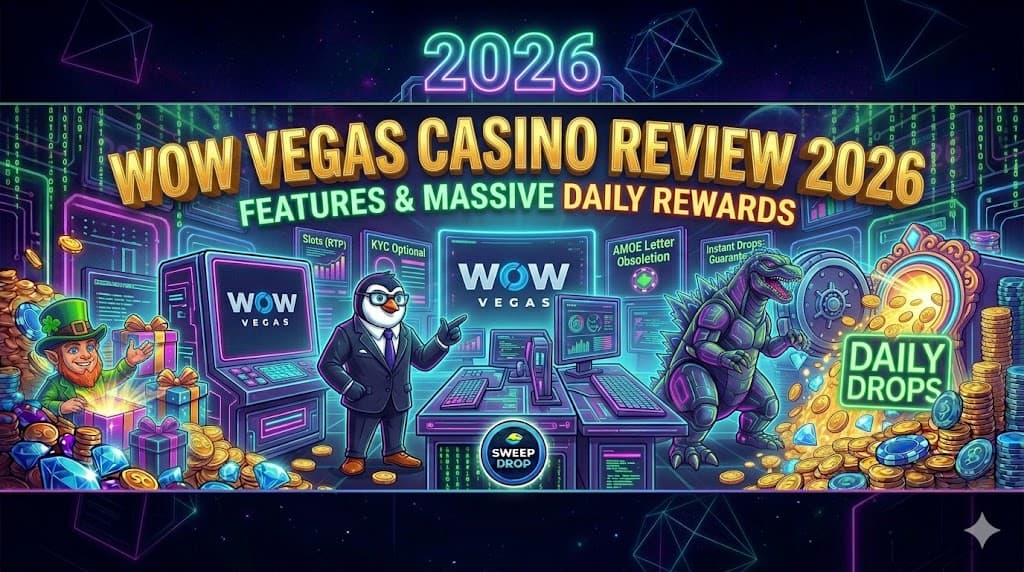 Wow Vegas Casino Review 2026: Features & Massive Daily Rewards
